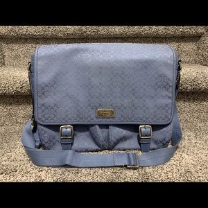 Coach Signature Canvas Messenger / Laptop Bag